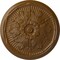 Ekena Millwork Luton Ceiling Medallion (Fits Canopies up to 3 1/2"), Hand-Painted Smokey Topaz, 21"OD x 2"P CM21LUSTF - alternate 1